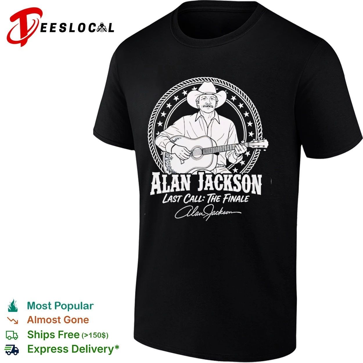Alan Jackson Last Call The Finale Country Music T-shirt