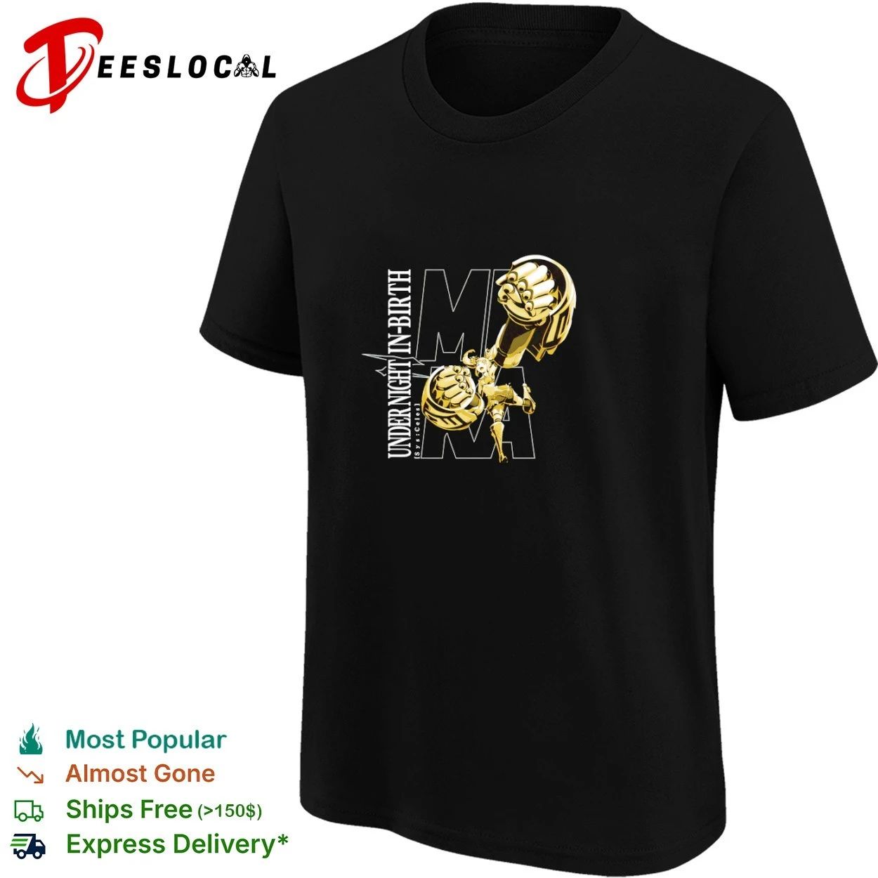 Under Night In-Birth Sys Celes fighting game T-shirt