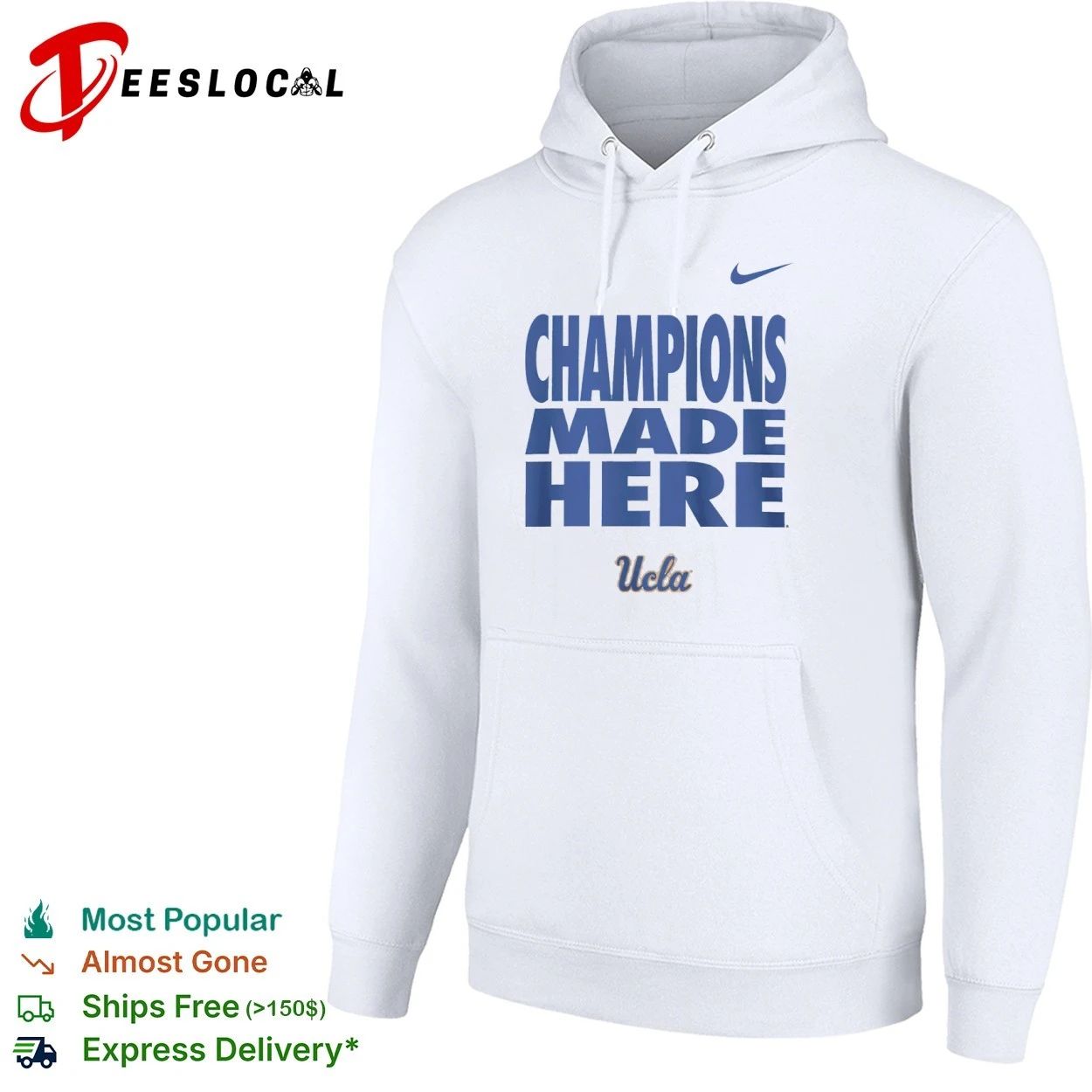 Champions Made Here UCLA Bruins College Sports T-shirt