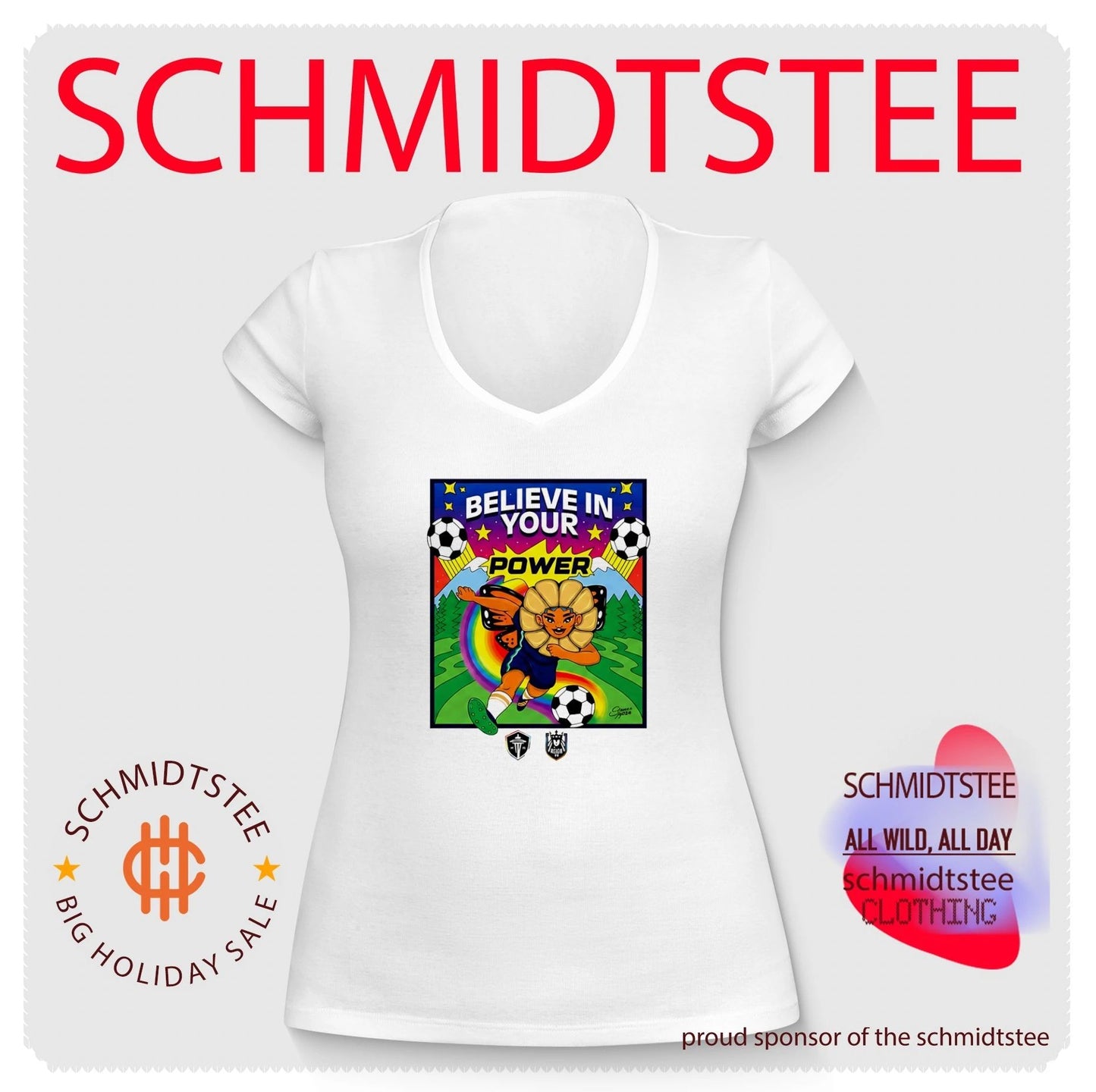 Pride Believe In Your Power Soccer shirt