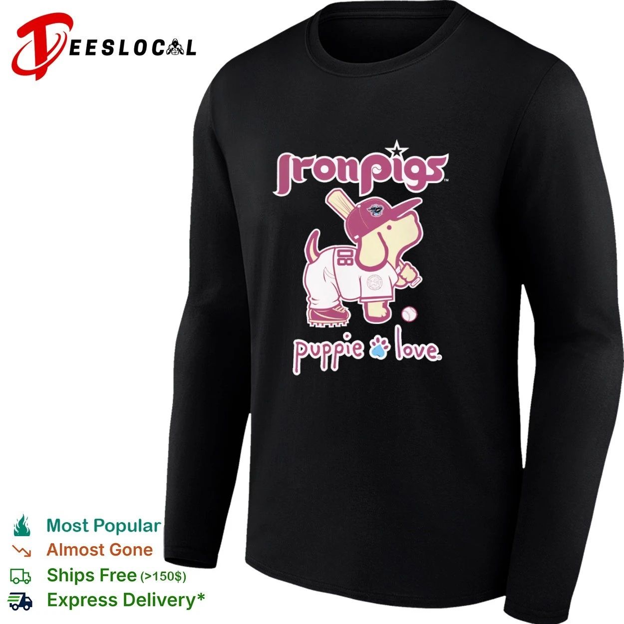 IronPigs Puppie Love Lehigh Valley IronPigs T-shirt