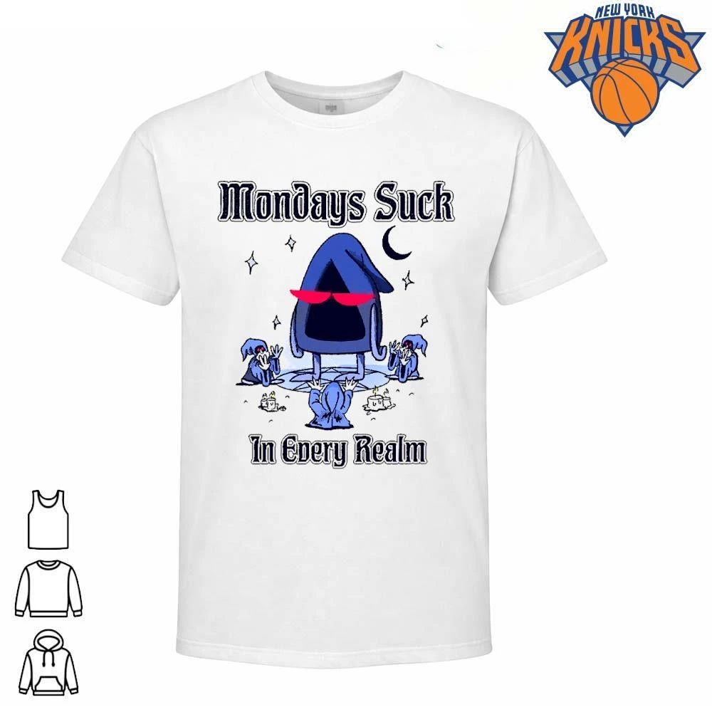 Mondays Suck In Every Realm Cult Wizard Funny Meme Shirt