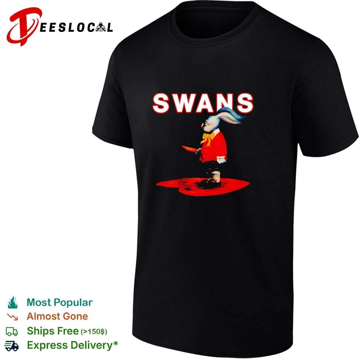 Swans Rabbit with Carrot Michael Gira T-shirt