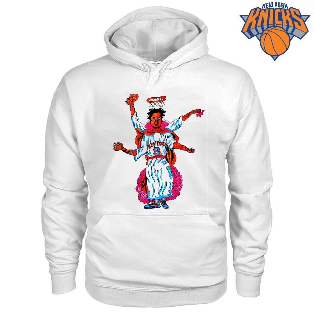 Six Armed New York 8 NBA Player Spiritual Graphic Illustration Tee Shirt