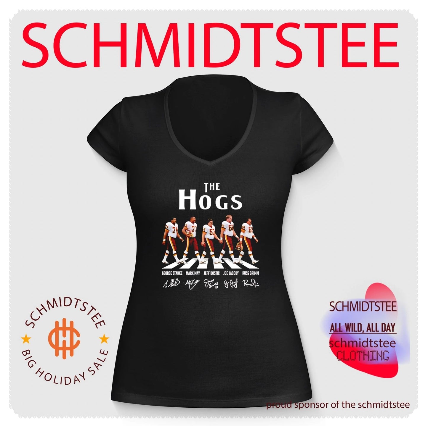 Washington Redskins the Hogs Abbey Road signature shirt