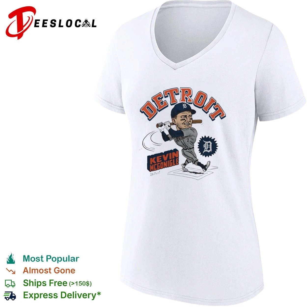 Kevin McGonigle Detroit Tigers Detroit T-shirt