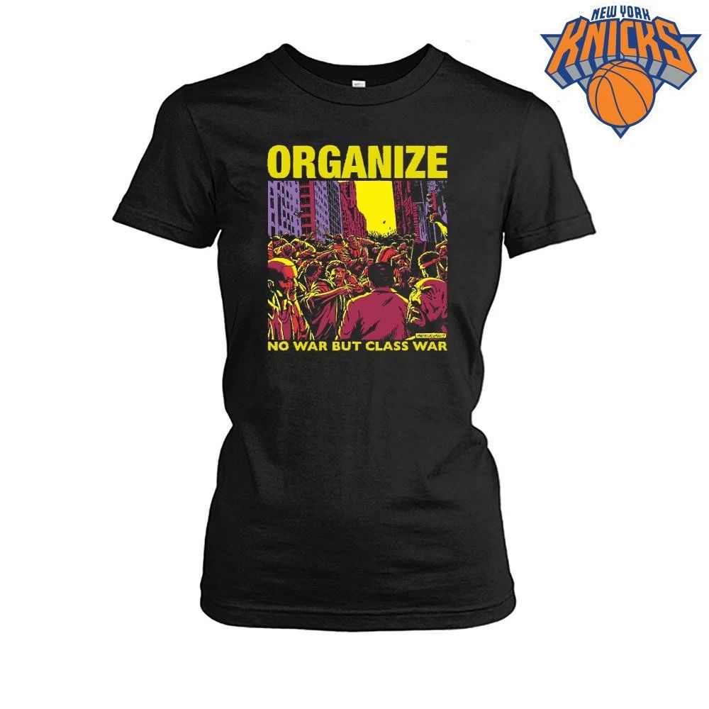 Organize No War But Class War Vintage Comic Protest Graphic shirt