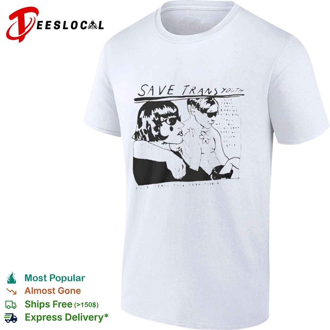 Save Trans Youth Fuck Terfs Fuck Transphobia T-shirt