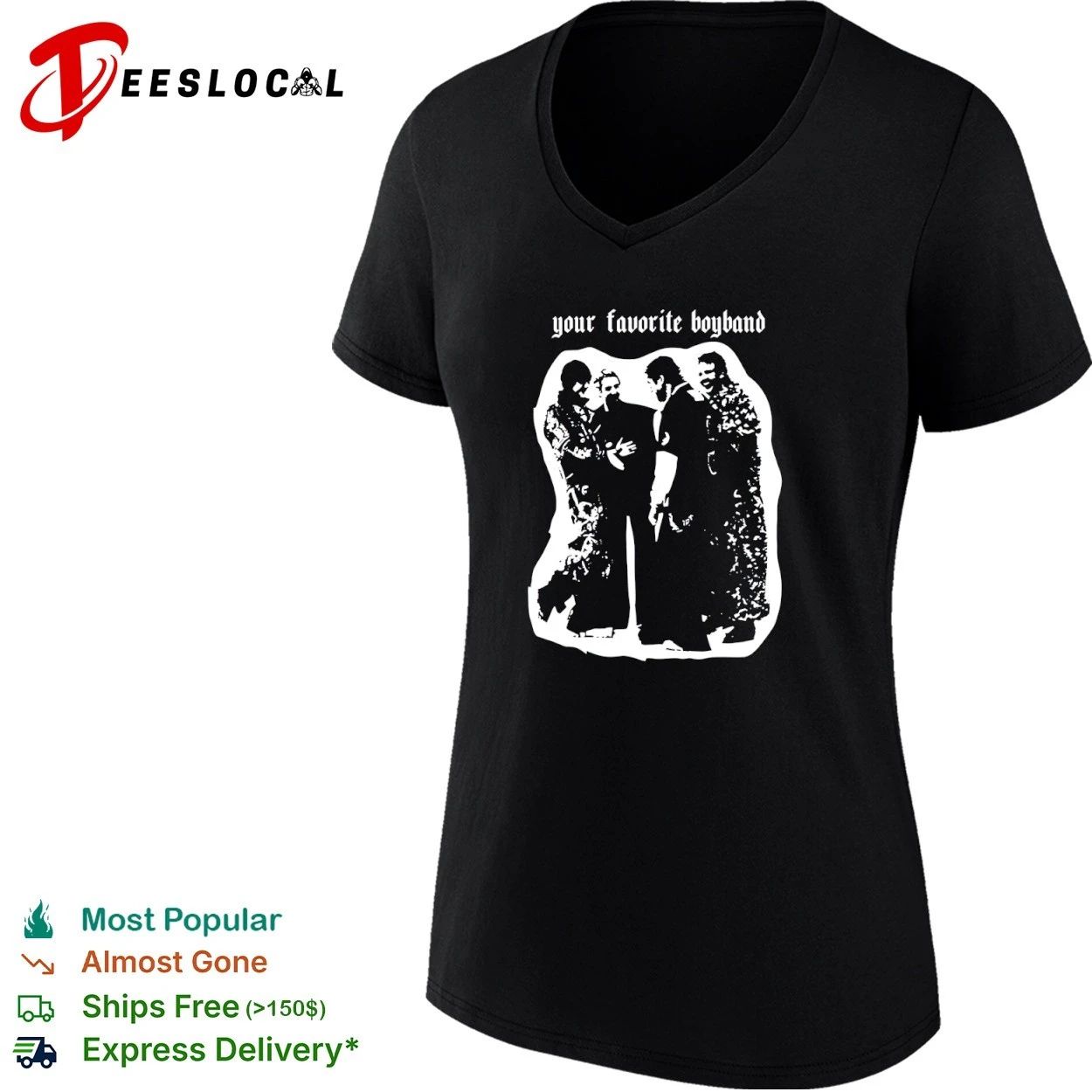 Your Favorite Boyband music group band T-shirt