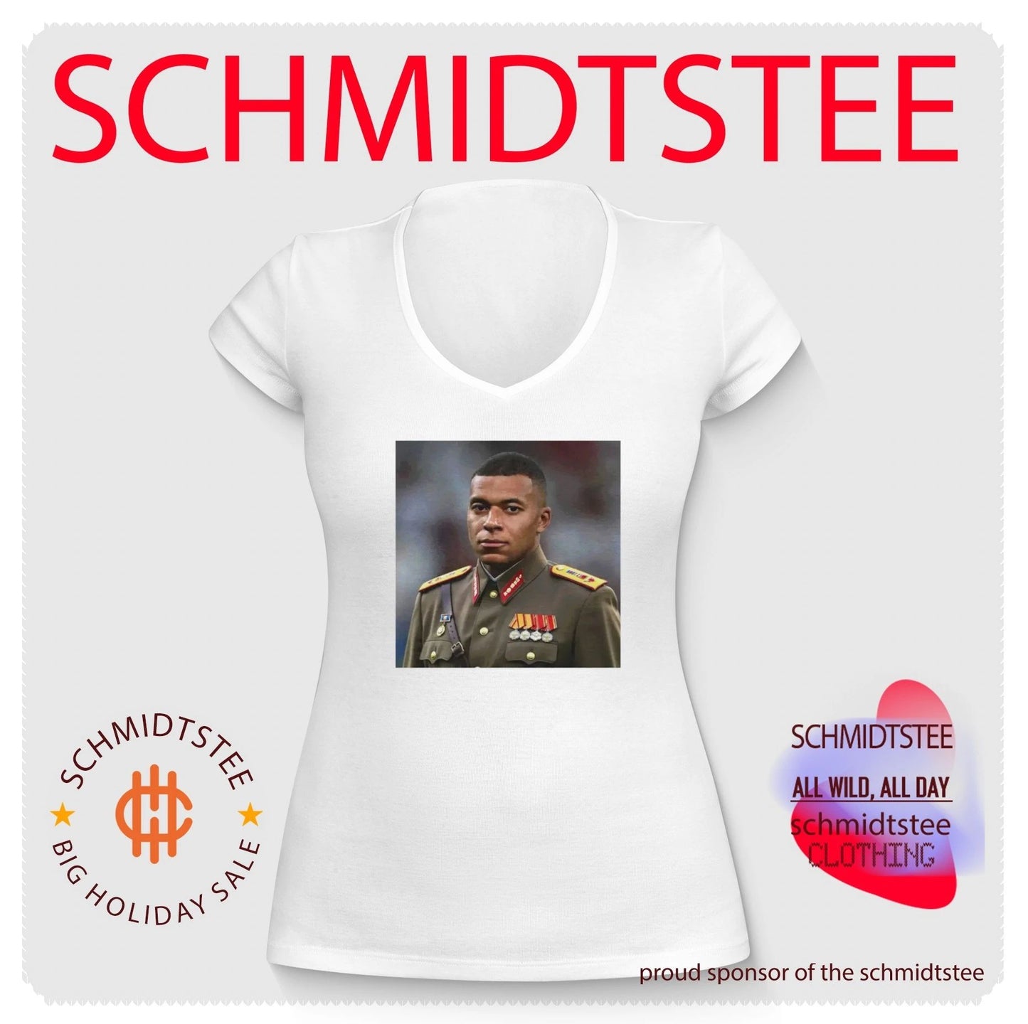 Kylian Mbappe Dictator Real Madrid Military Portrait shirt