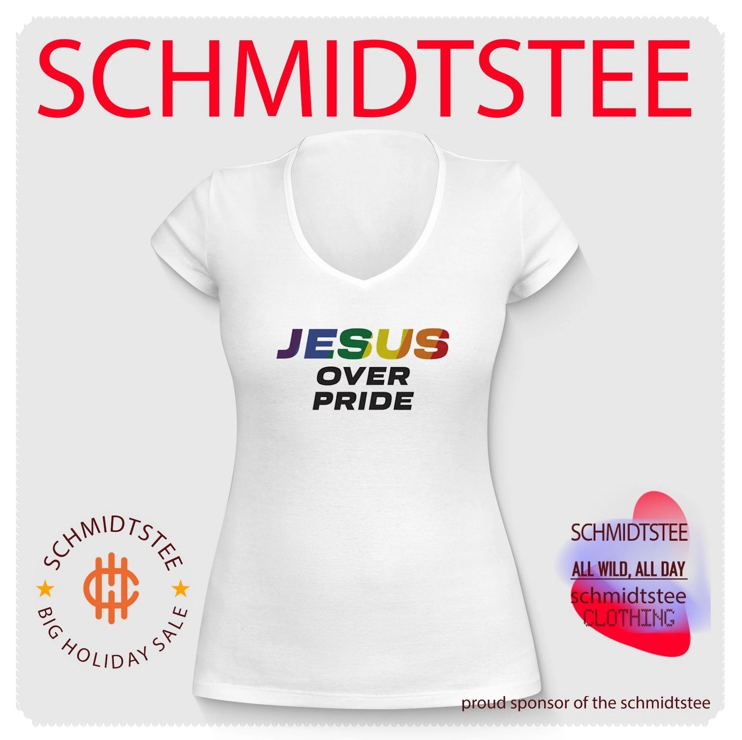 Jesus over Pride Christian Faith Religious shirt