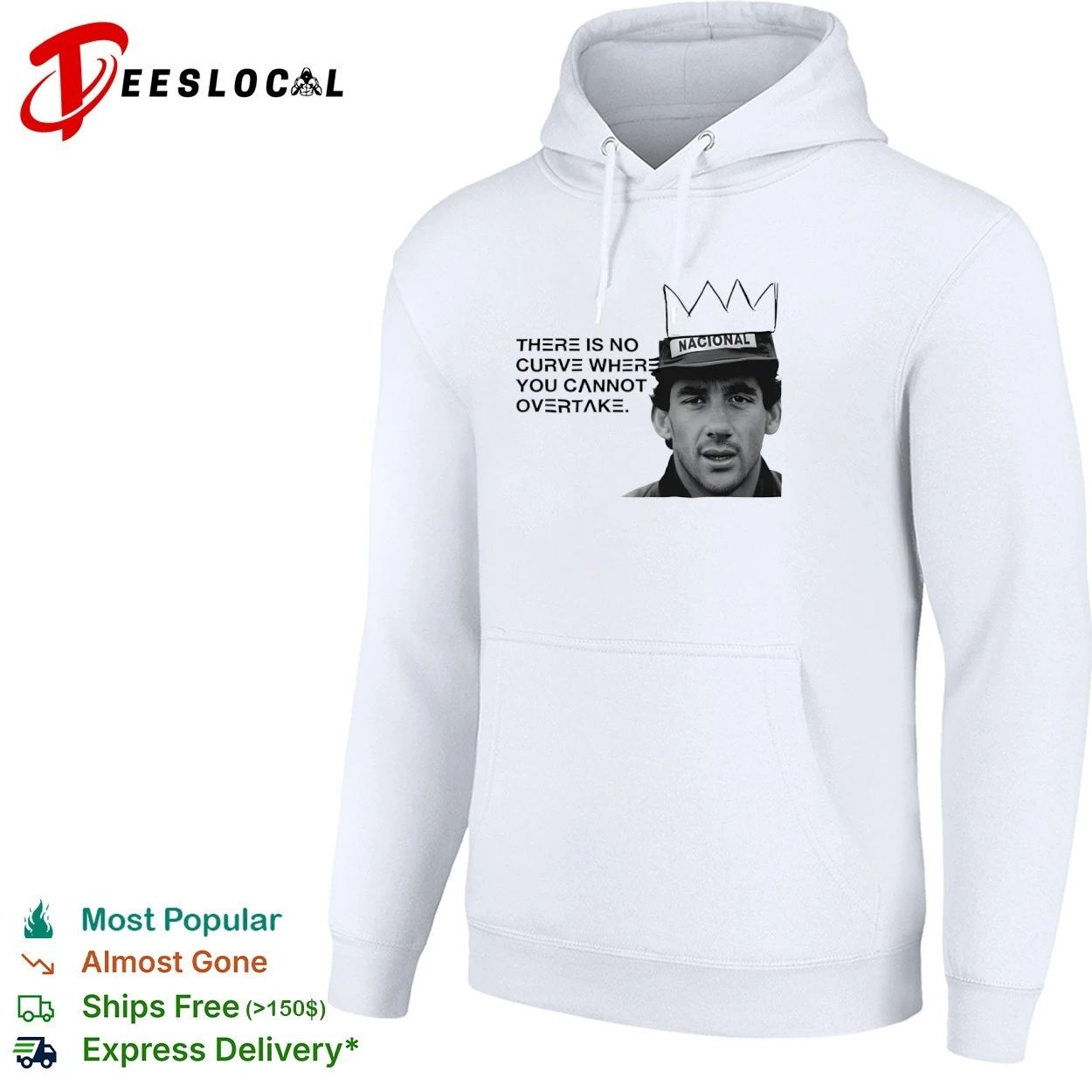 Ayrton Senna There Is No Curve Where You Cannot Overtake Formula 1 T-shirt