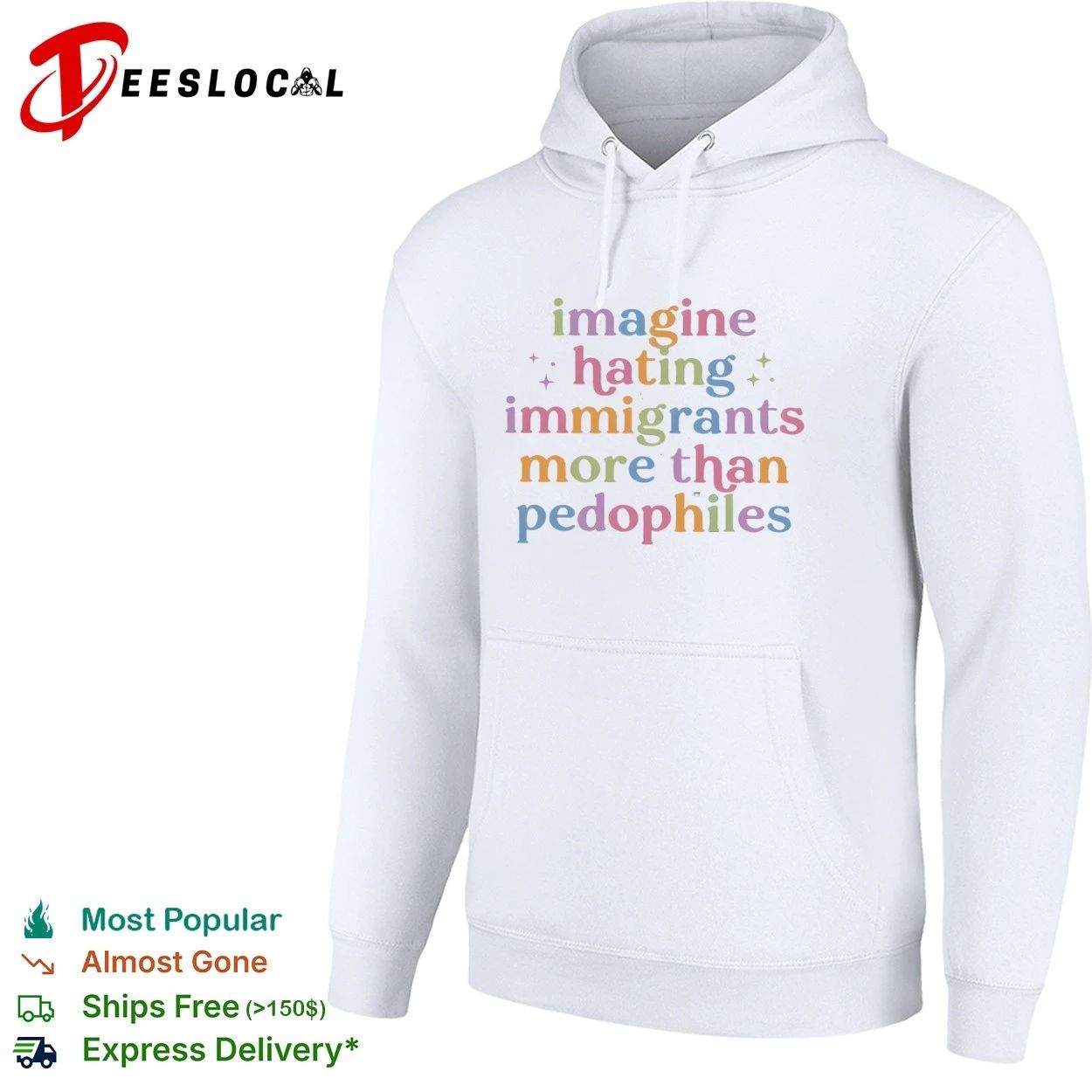 Imagine Hating Immigrants More Than Pedophiles T-shirt