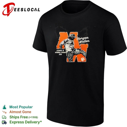 Morgan Wallen Clemson Tigers Still The Problem Tour 2026 Memorial Stadium T-shirt
