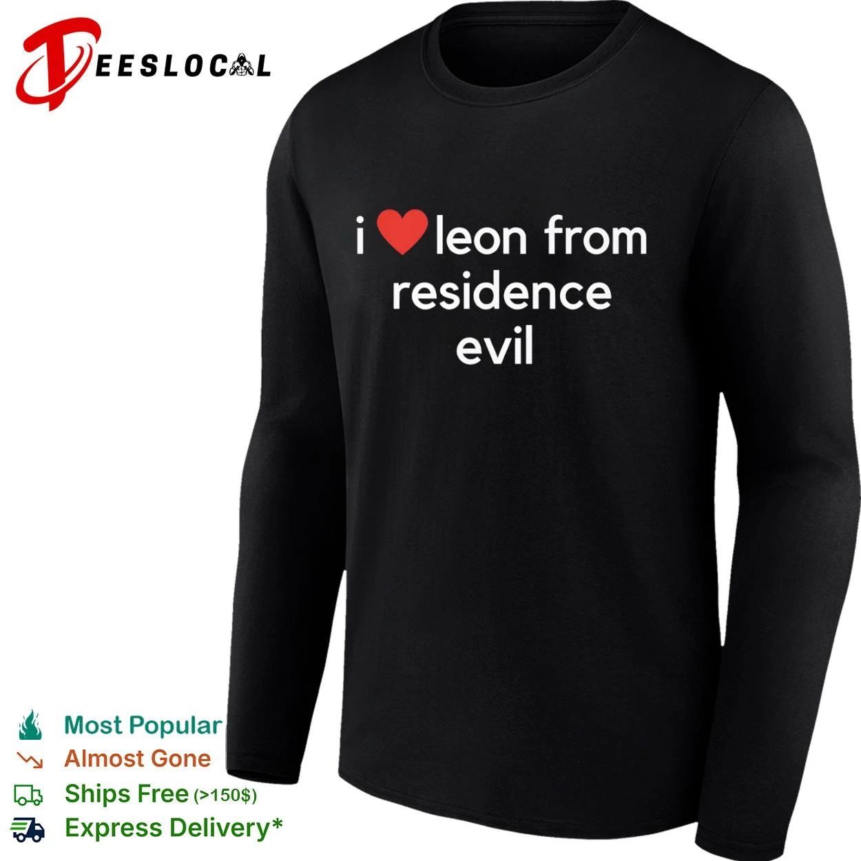 I Love Leon from Residence Evil Video Game T-shirt