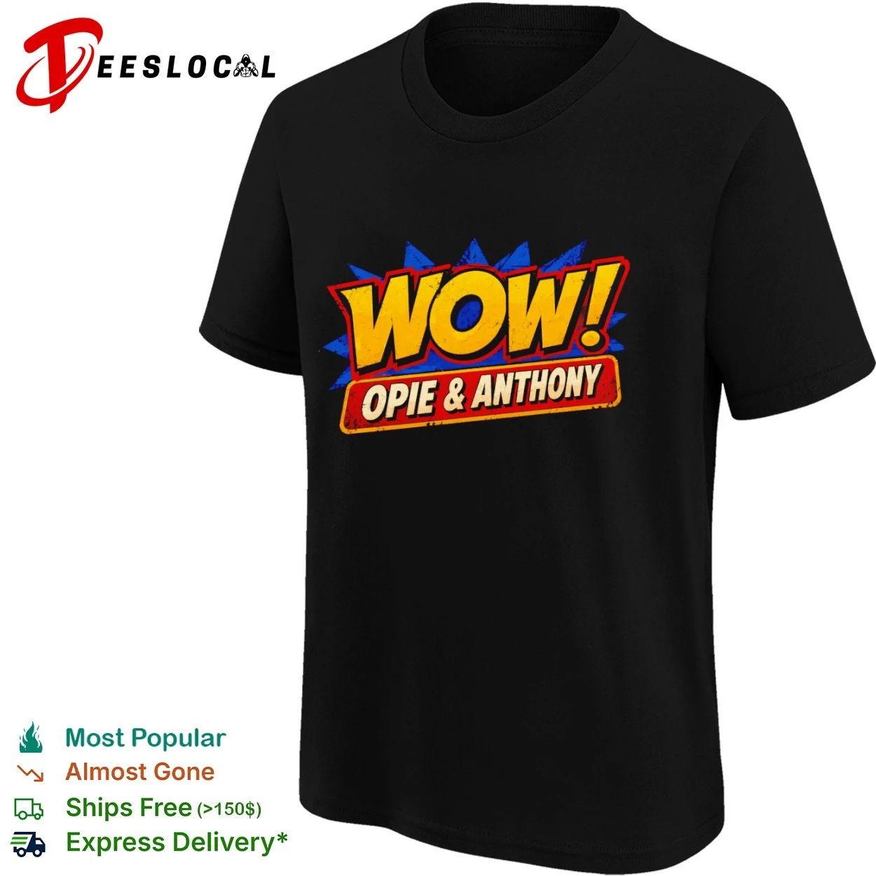 Wow! Opie & Anthony Retro Comic Pop Art T-shirt