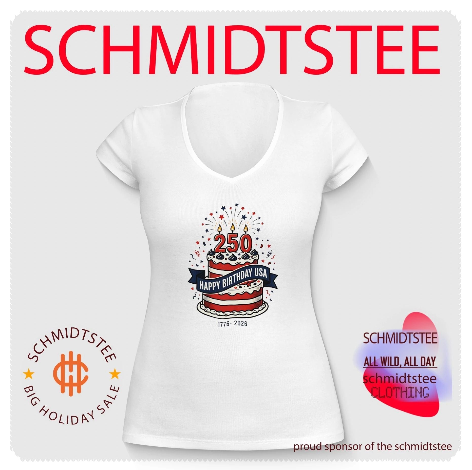 Happy Birthday USA 250th Anniversary 1776-2026 shirt