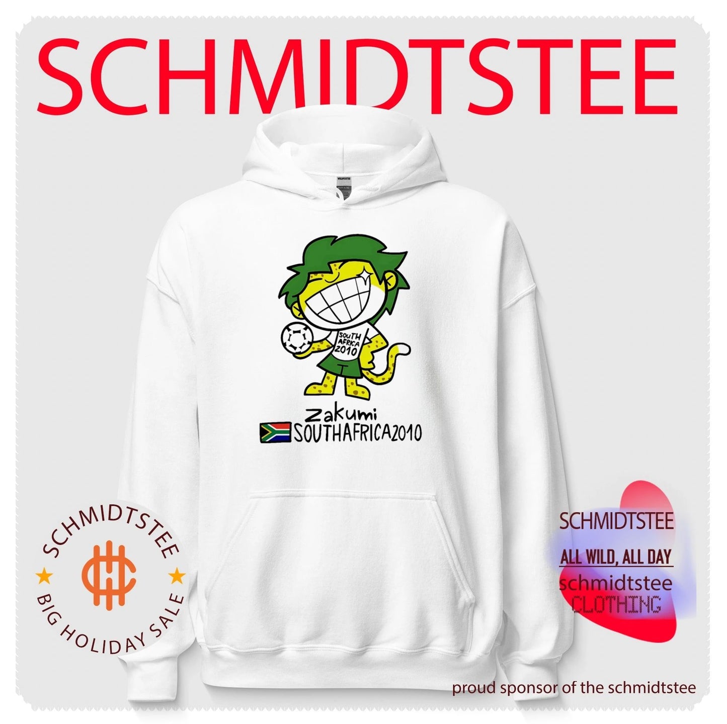Zakumi South Africa 2010 World Cup Mascot shirt