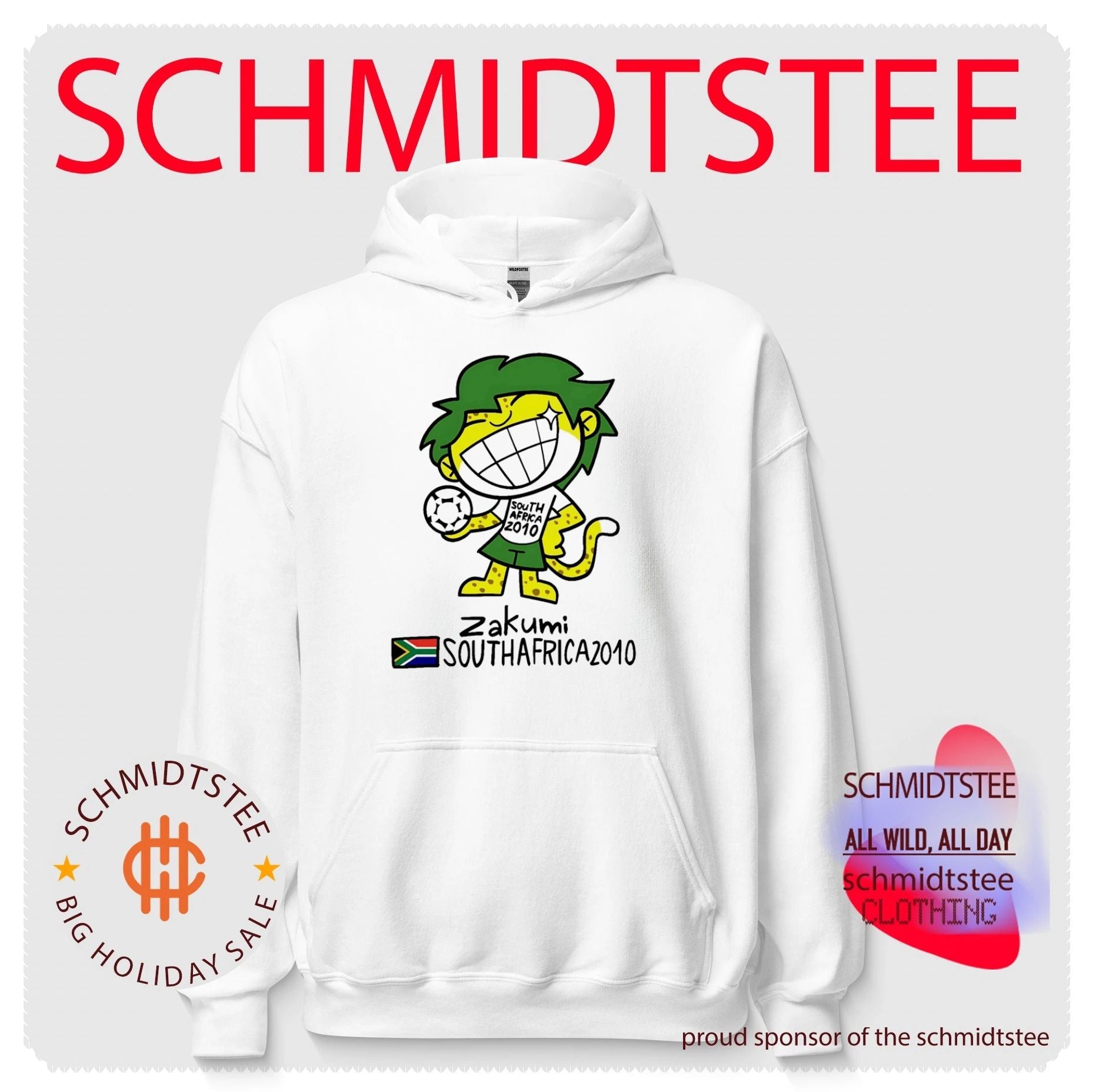 Zakumi South Africa 2010 World Cup Mascot shirt