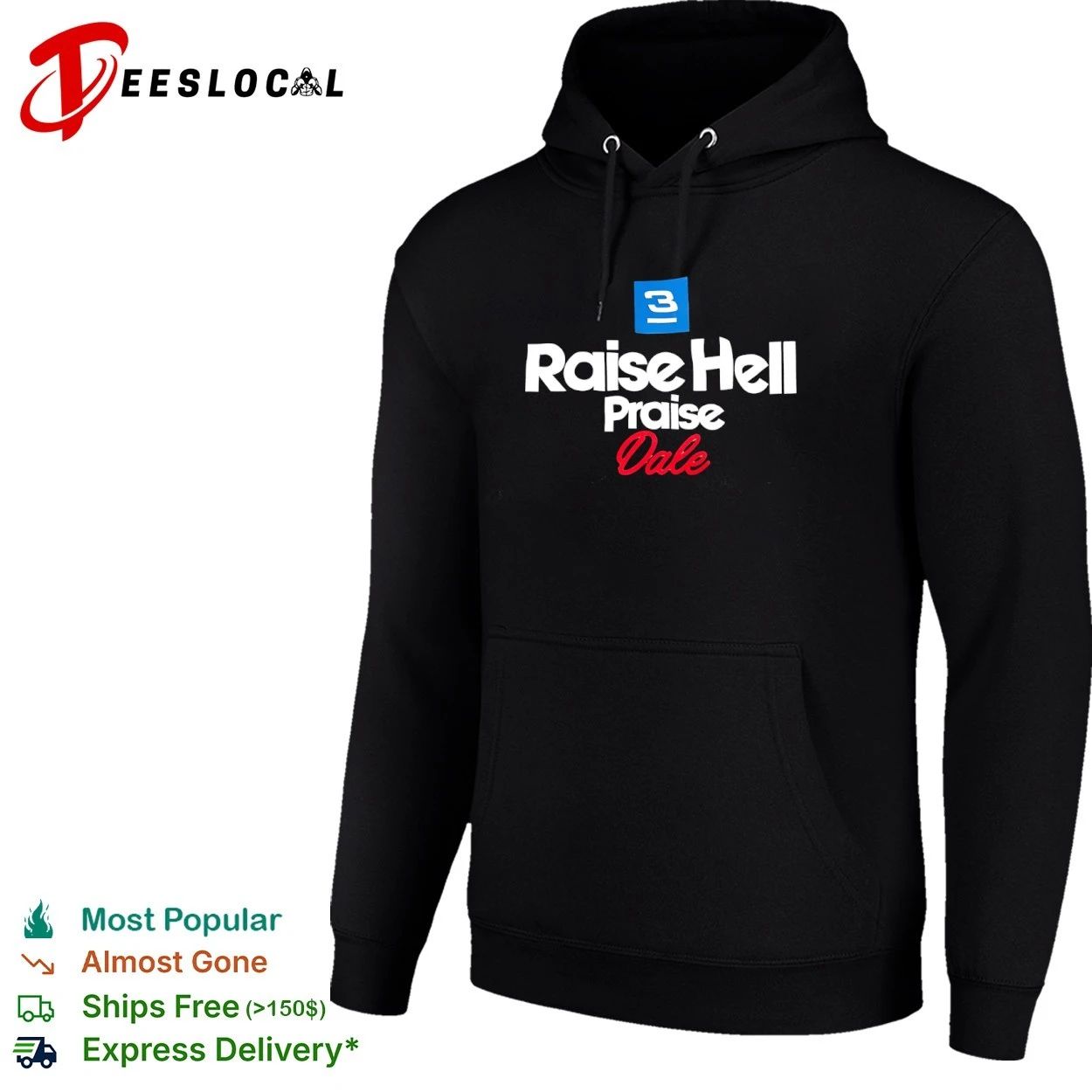 3 Raise Hell Praise Dale NASCAR Intimidator T-shirt
