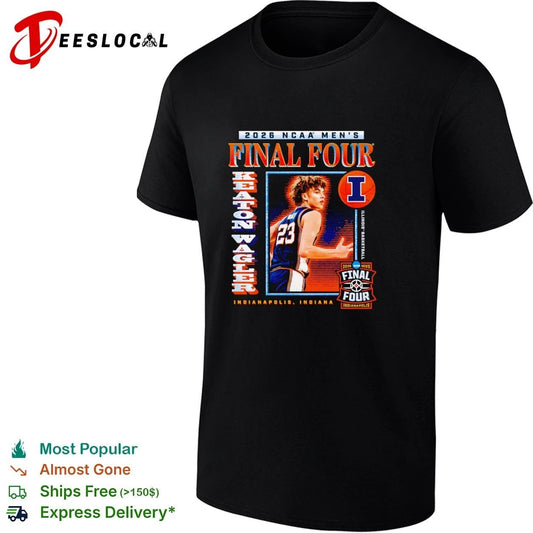 Keaton Wagler Illinois Basketball 2026 NCAA Men’s Final Four Indianapolis T-shirt