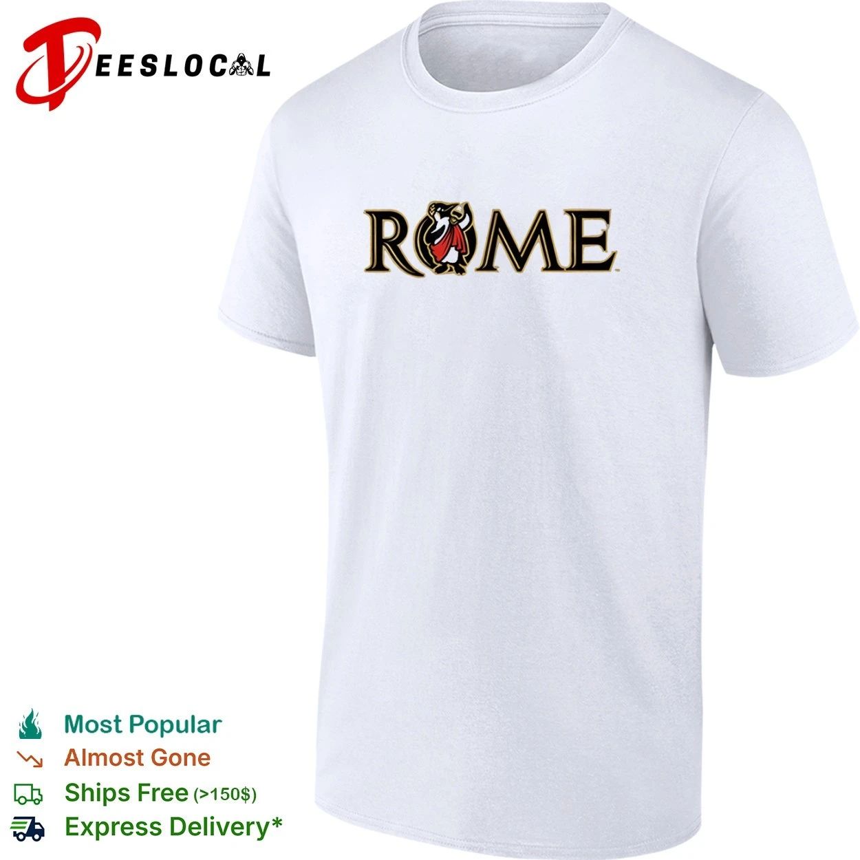 Rome Penguin funny animal mascot T-shirt