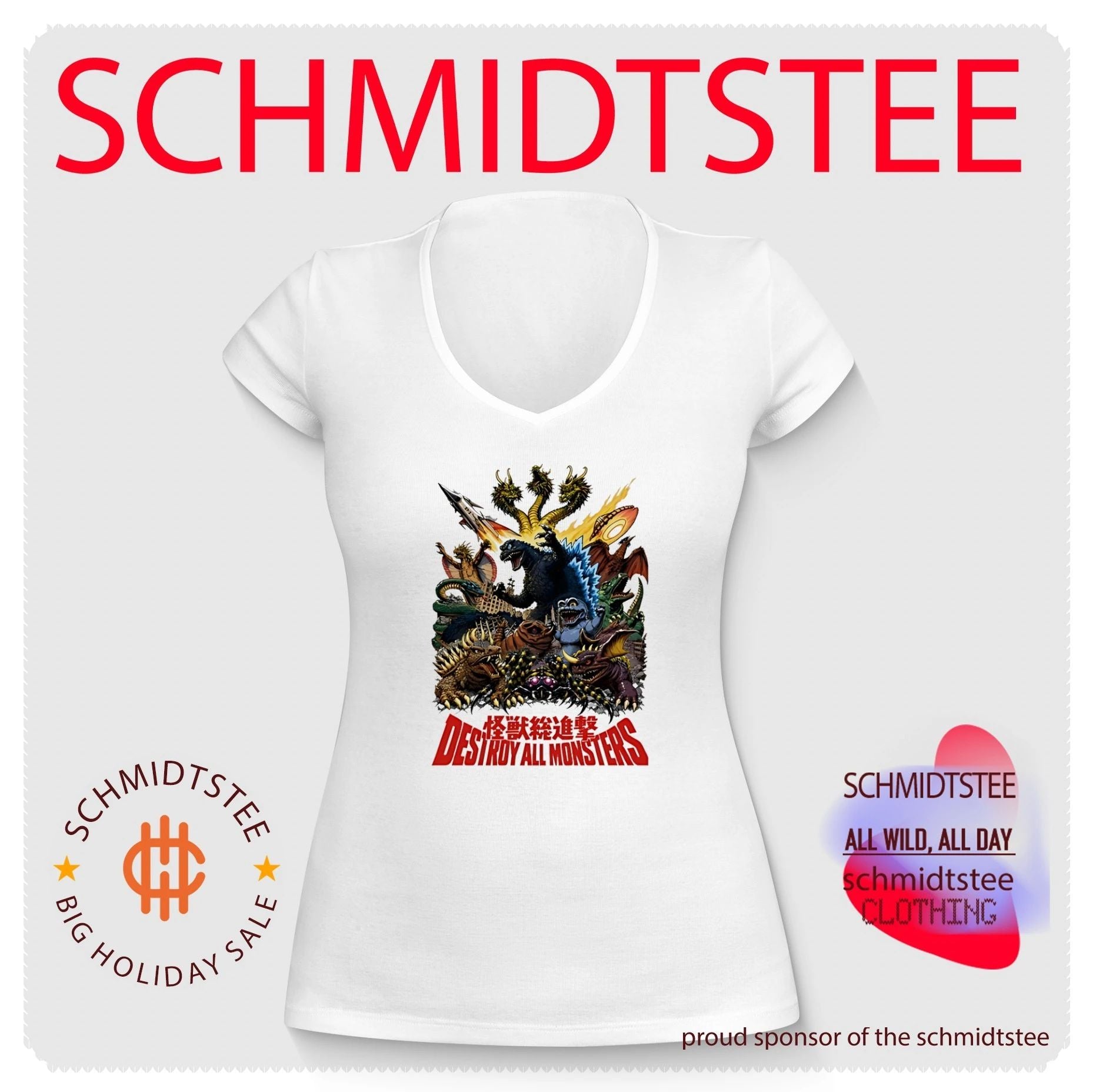 Godzilla Destroy All Monsters shirt