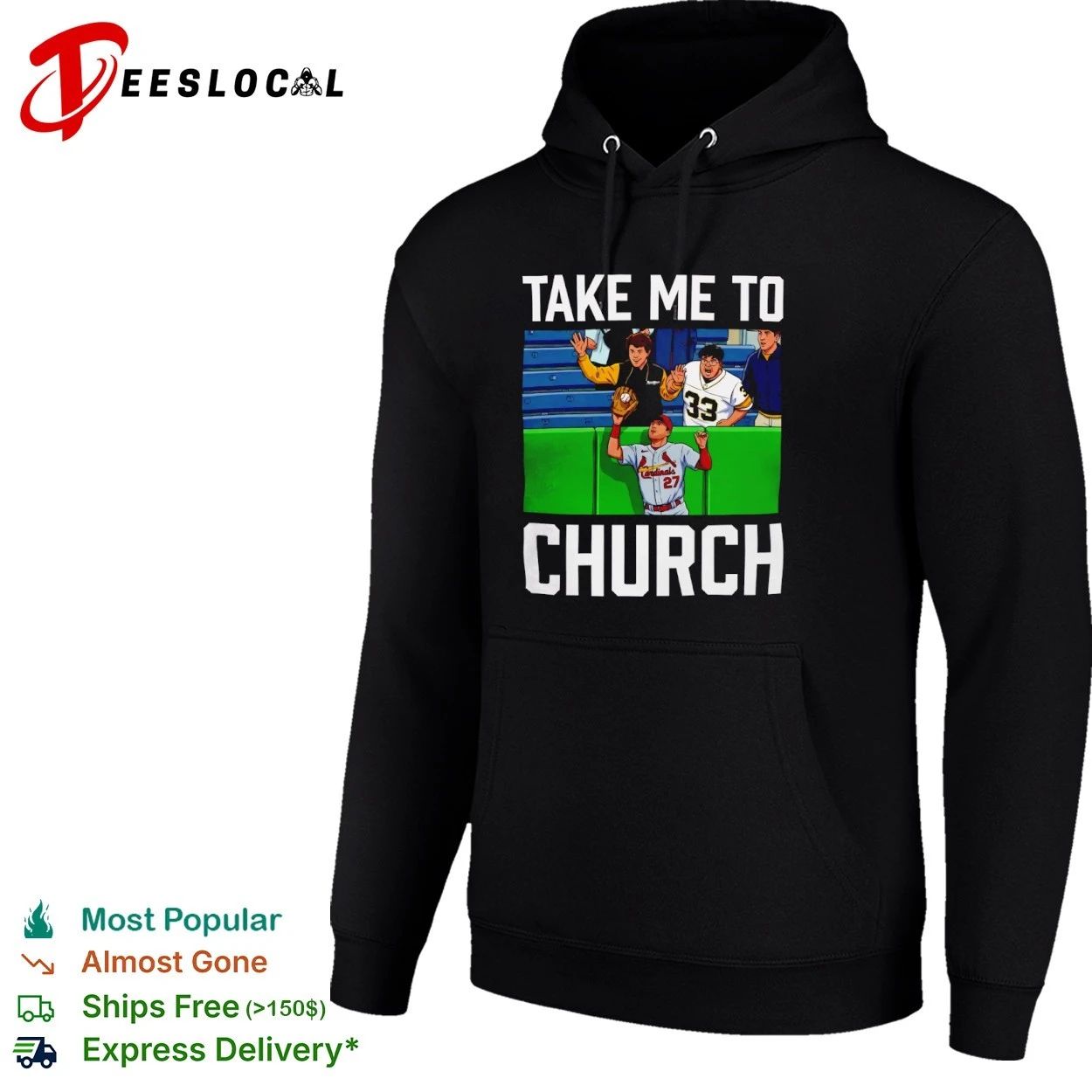 Take Me to Church St Louis Cardinals Baseball T-shirt