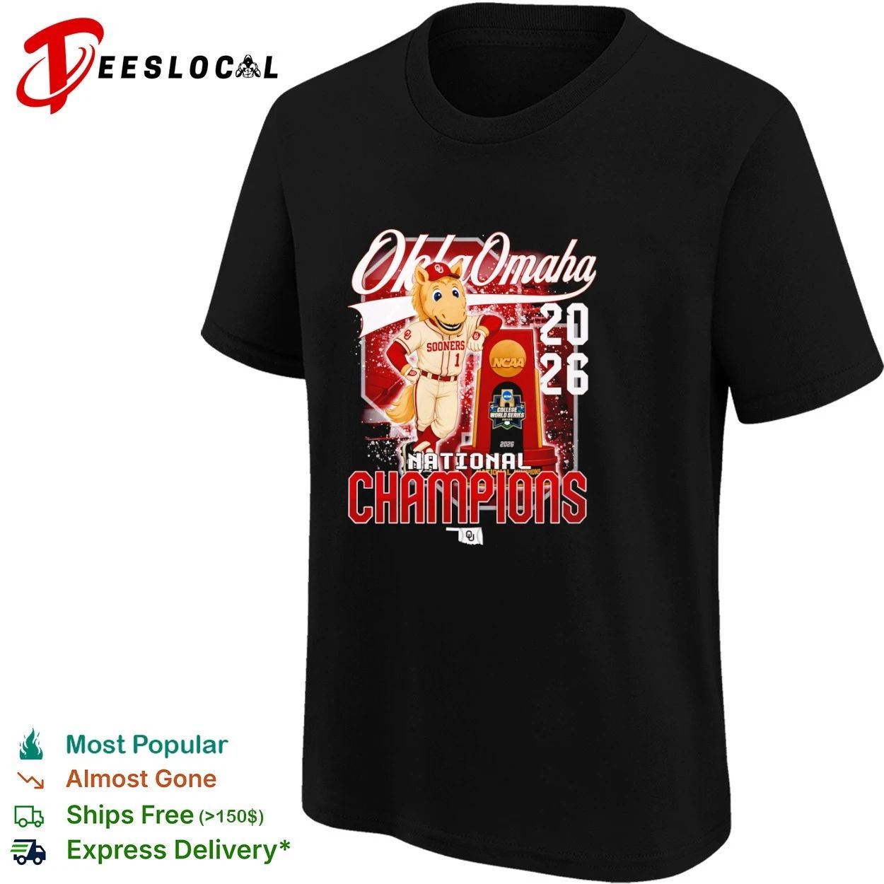 OklaOmaha 2026 National Champions Sooners T-shirt