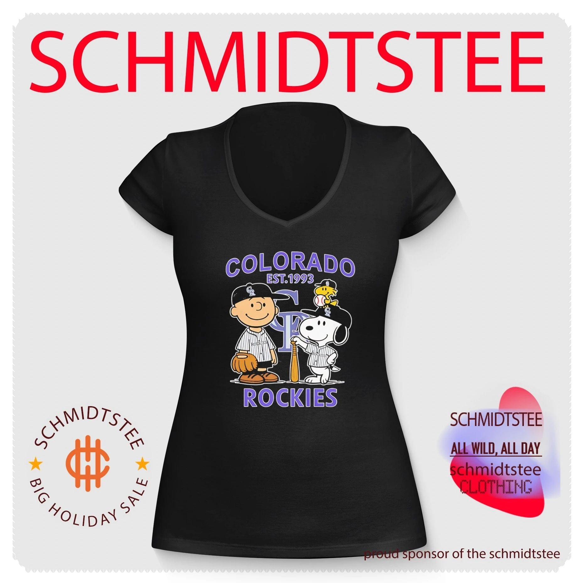 Peanuts x Colorado Rockies est 1993 shirt