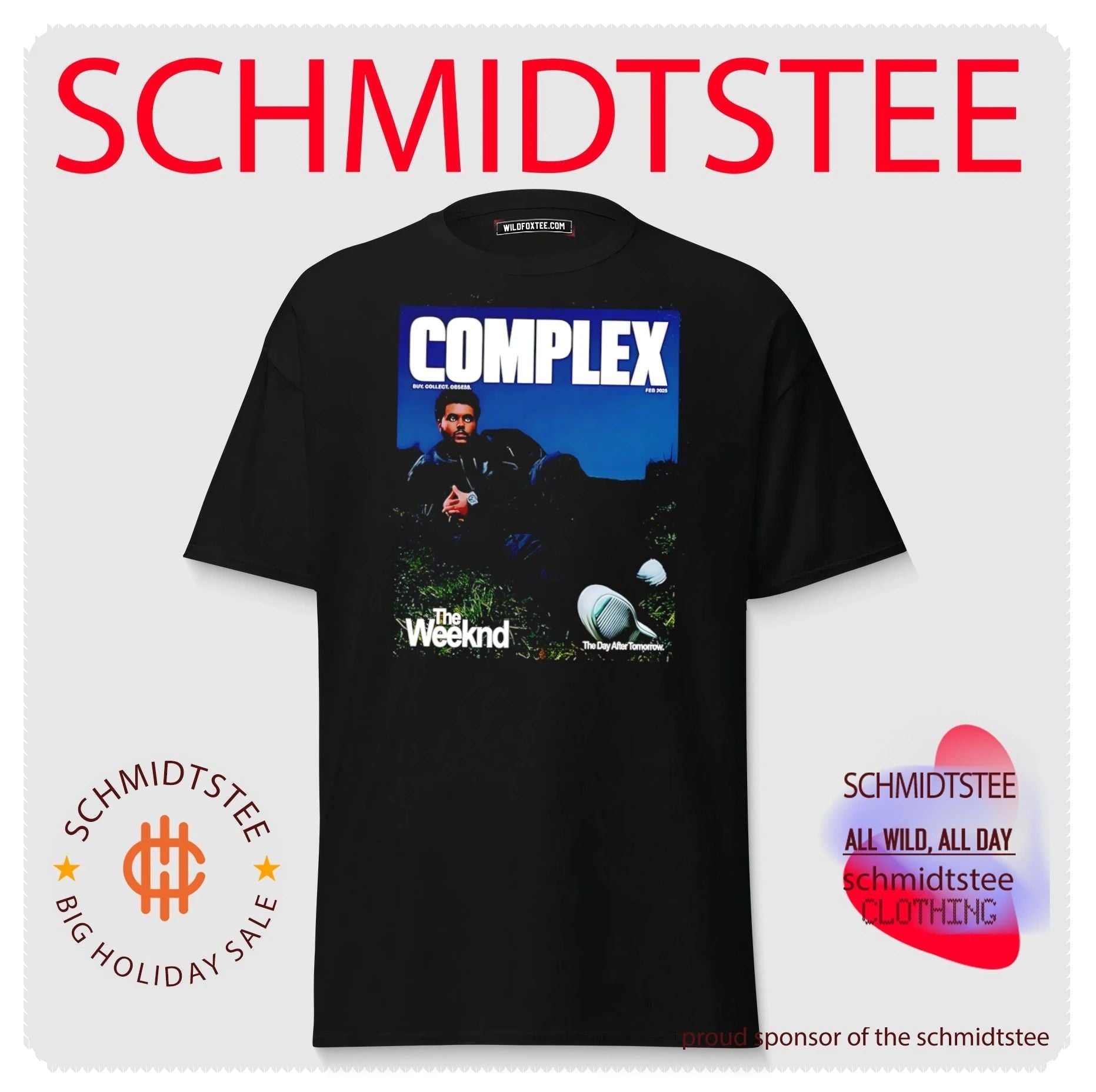 The Weeknd Complex 2025 Magazine cover shirt