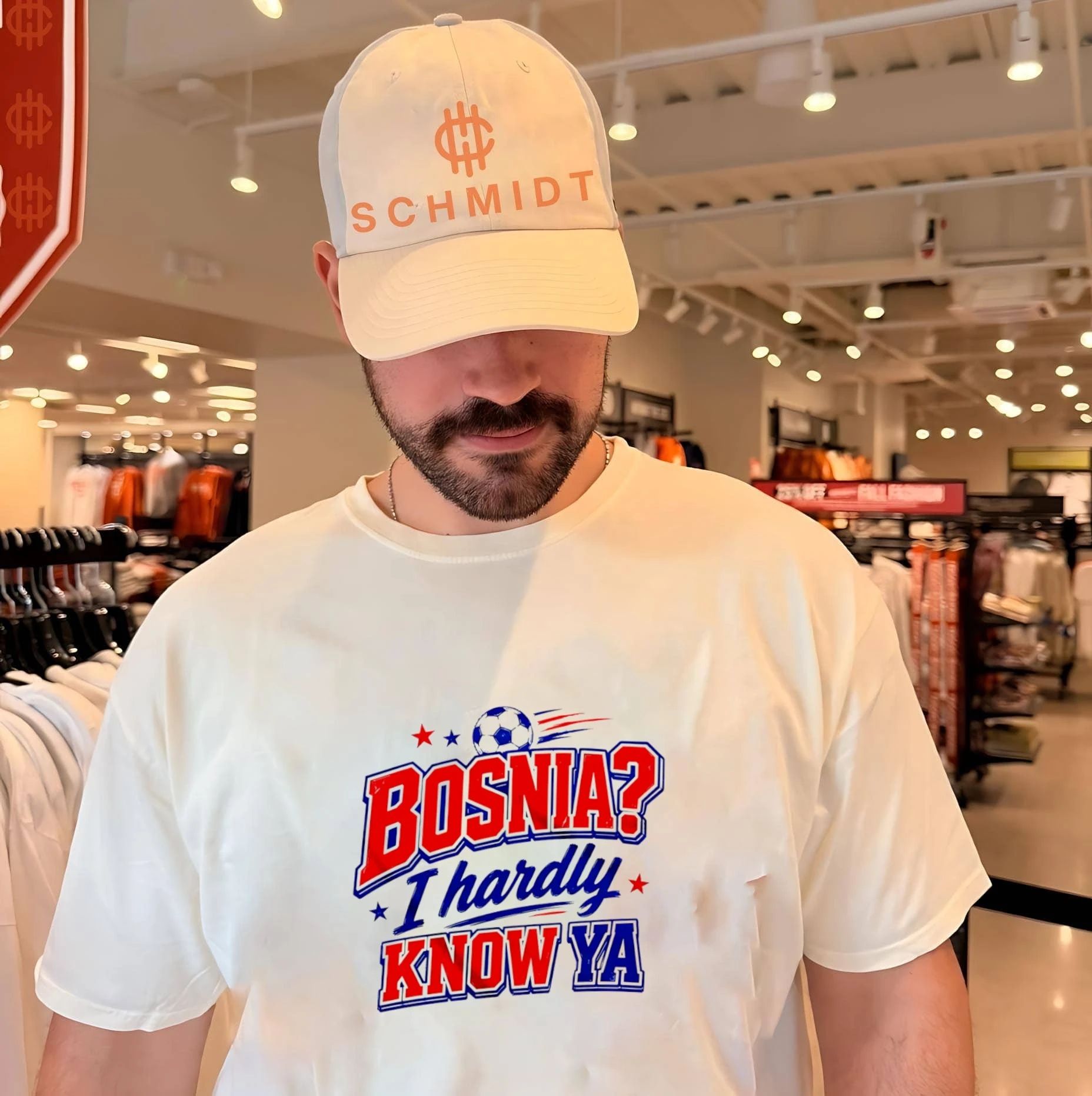 Bosnia I Hardly Know Ya Soccer Funny Pun shirt