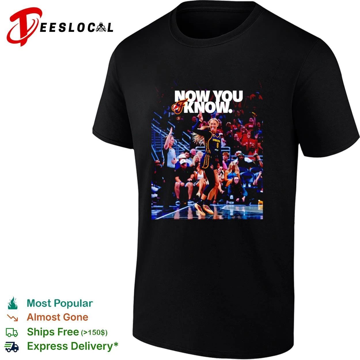 Caitlin Clark Indiana Fever Now You Know T-shirt