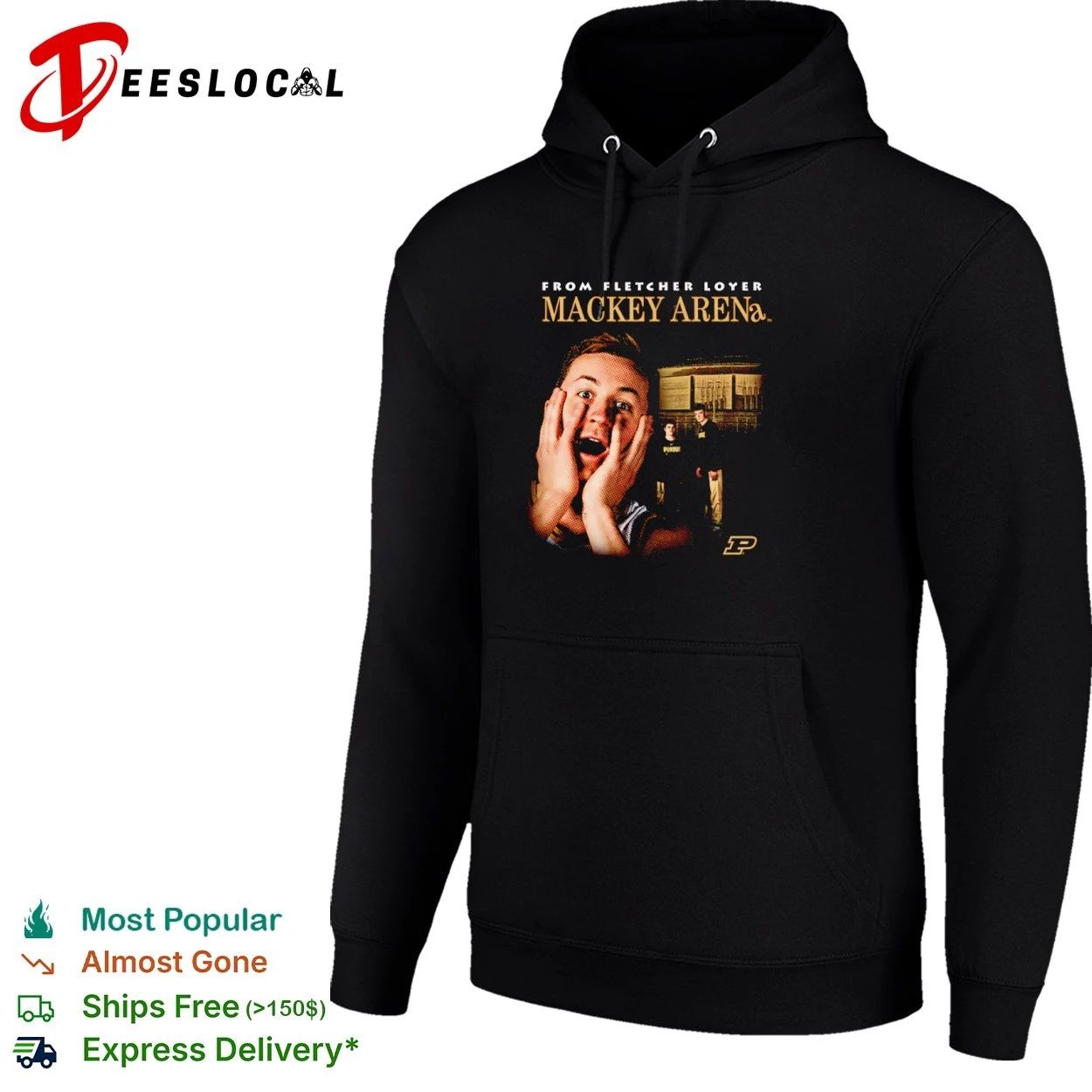 Fletcher Loyer From Mackey Arena Purdue Boilermakers T-shirt