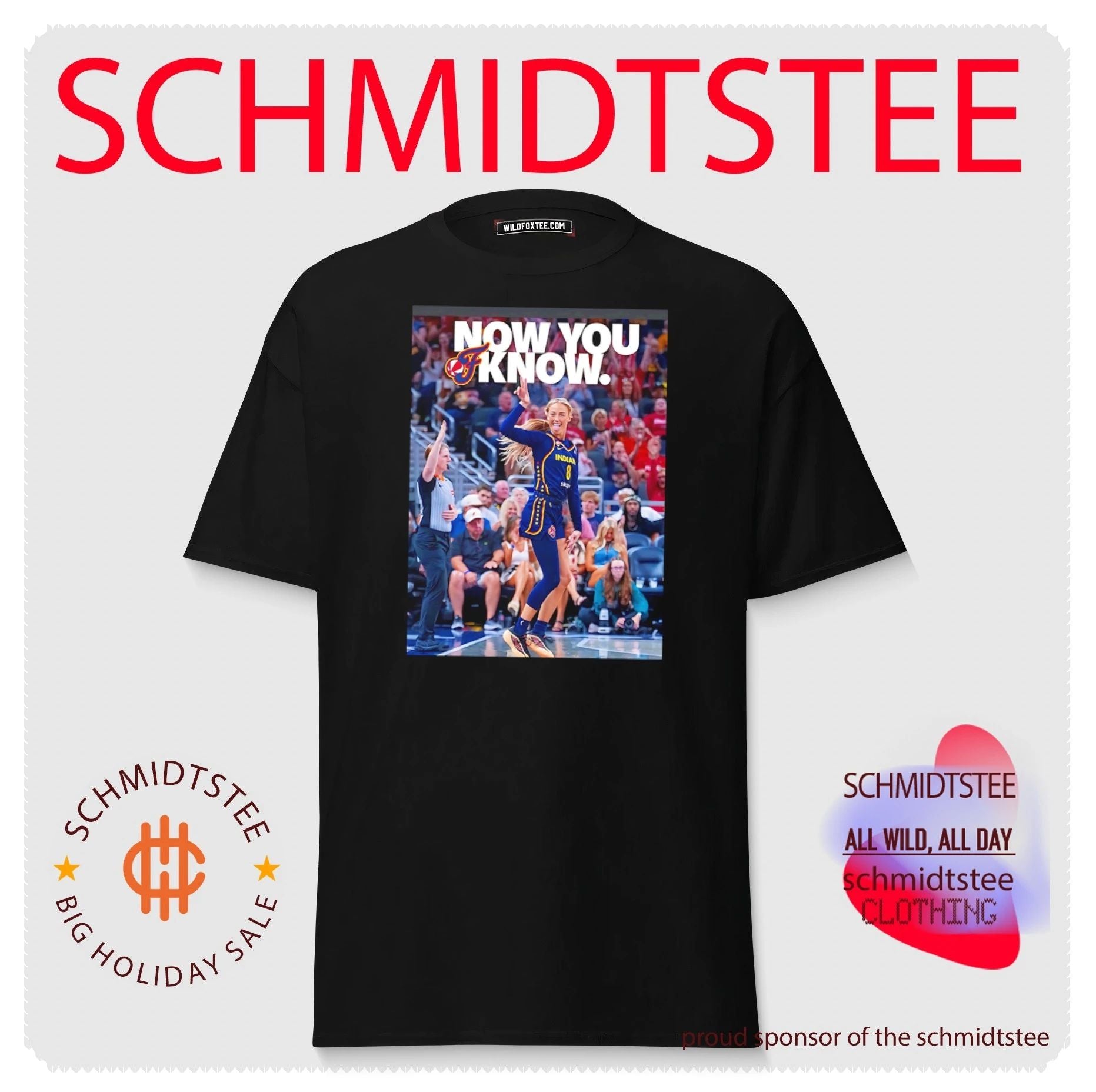 Indiana Fever Sophie Cunningham now you know portrait shirt