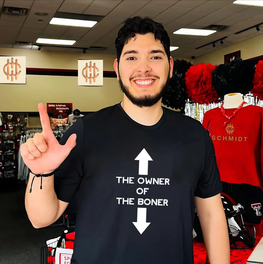 The owner of the boner shirt