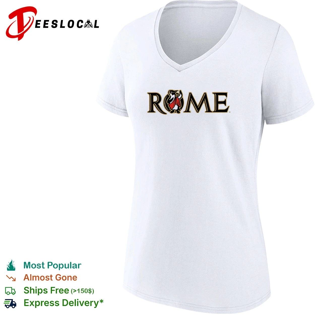Rome Penguin funny animal mascot T-shirt