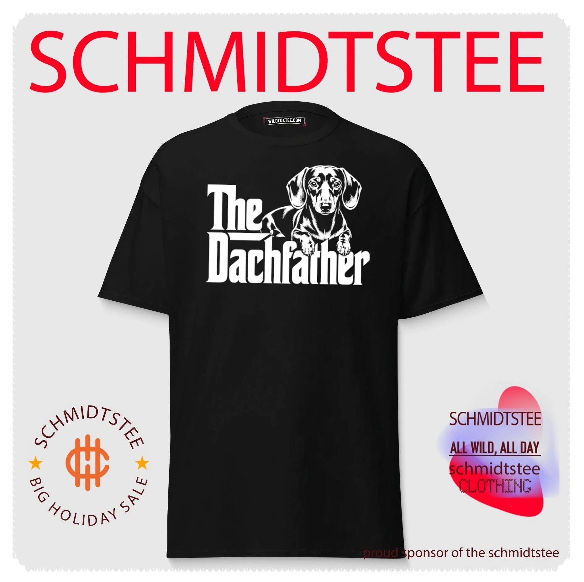 The Dachfather graphic dog vintage shirt