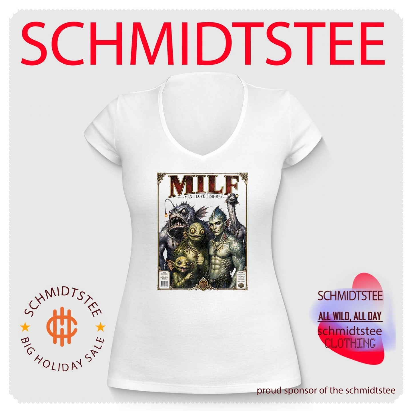 Milf Man I Love Fish-Men Magazine Cover shirt