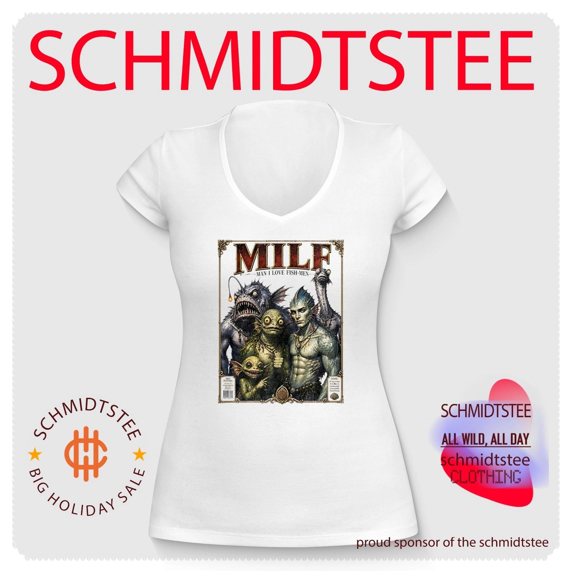 Milf Man I Love Fish-Men Magazine Cover shirt