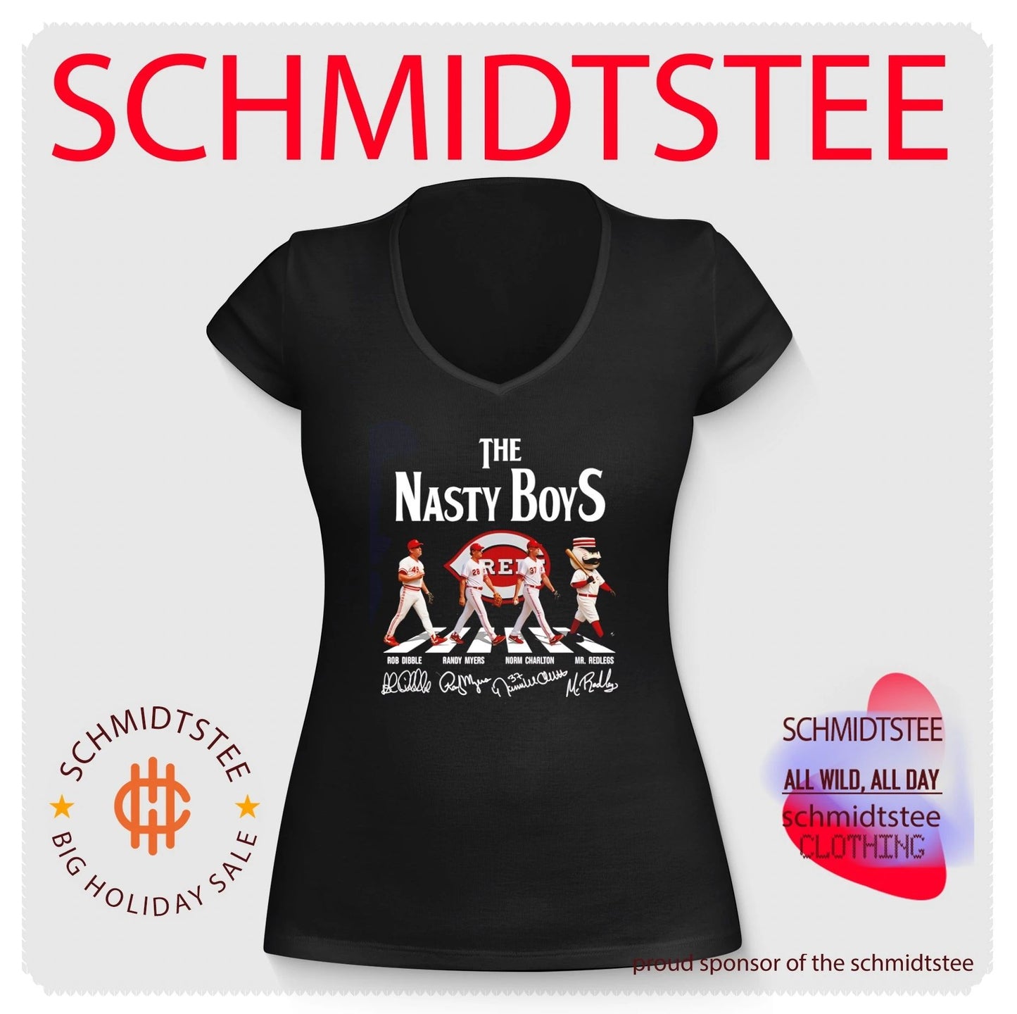 Cincinnati Reds The Nasty Boys Abbey Road signature shirt