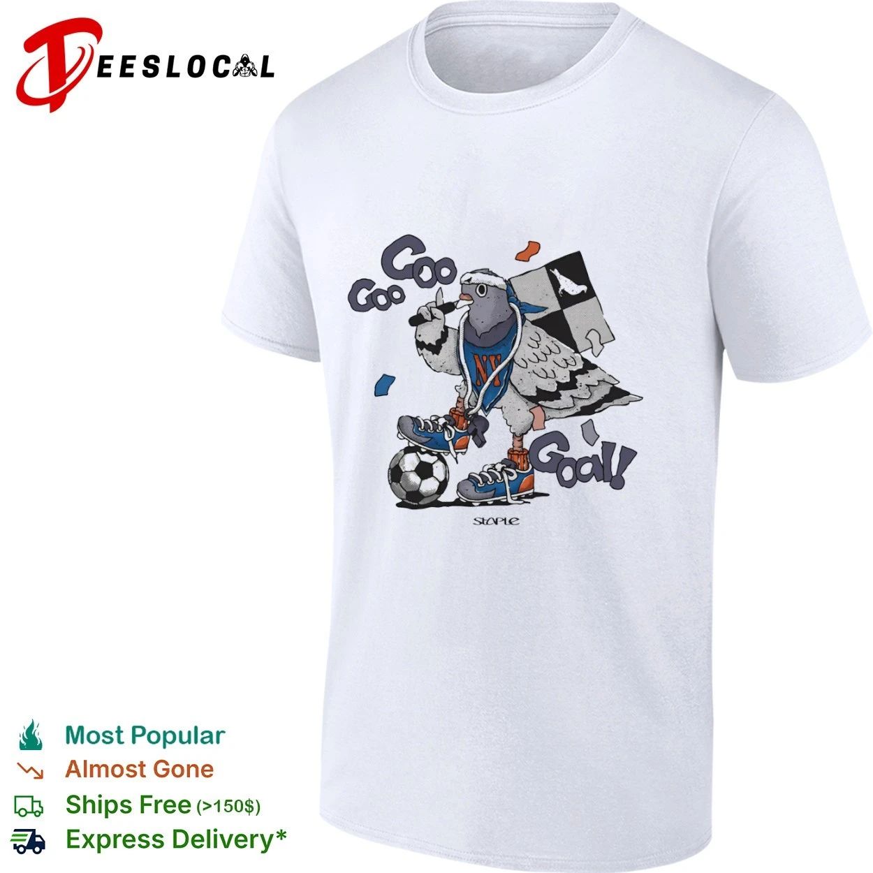 Staple Goo Goo Goal World Cup Pigeon soccer T-shirt