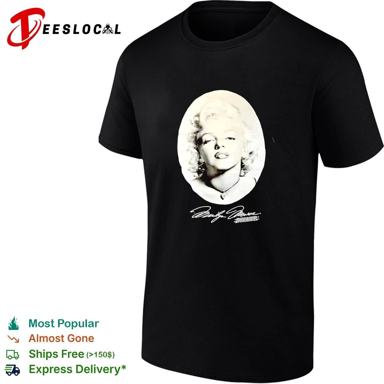 Marilyn Monroe Portrait Hollywood Icon T-shirt