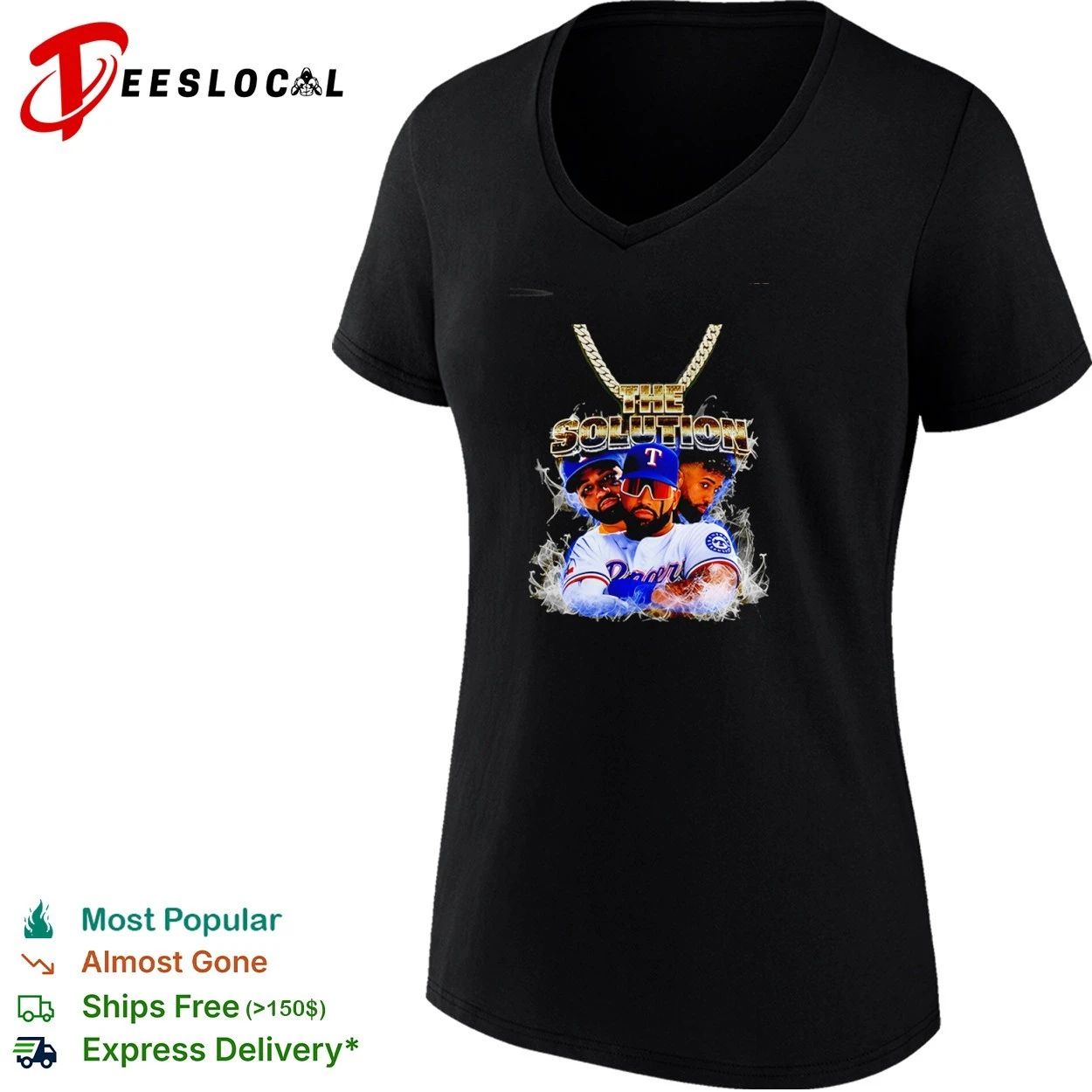 Ezequiel Duran The Solution Texas Rangers T-shirt
