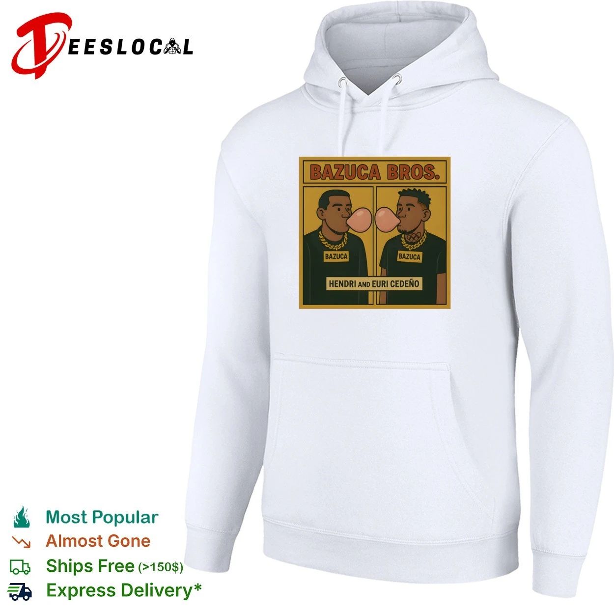 Bazuca Bros Hendri and Euri Cedeño Bubblegum T-shirt