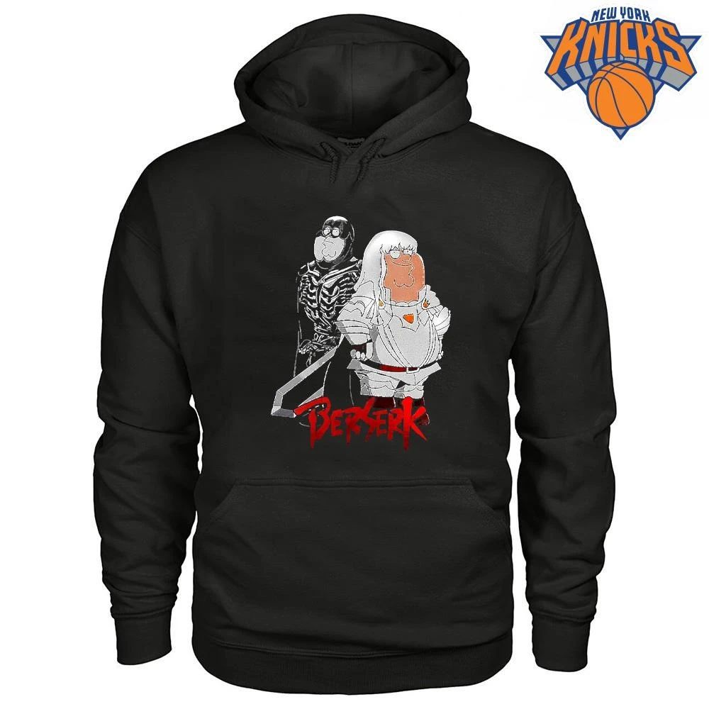 Peter Griffin as Griffith and Peter Griffin as Guts Berserk Family Guy Parody Shirt