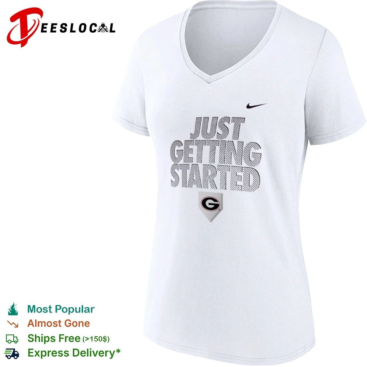 Just Getting Started Georgia Bulldogs T-shirt