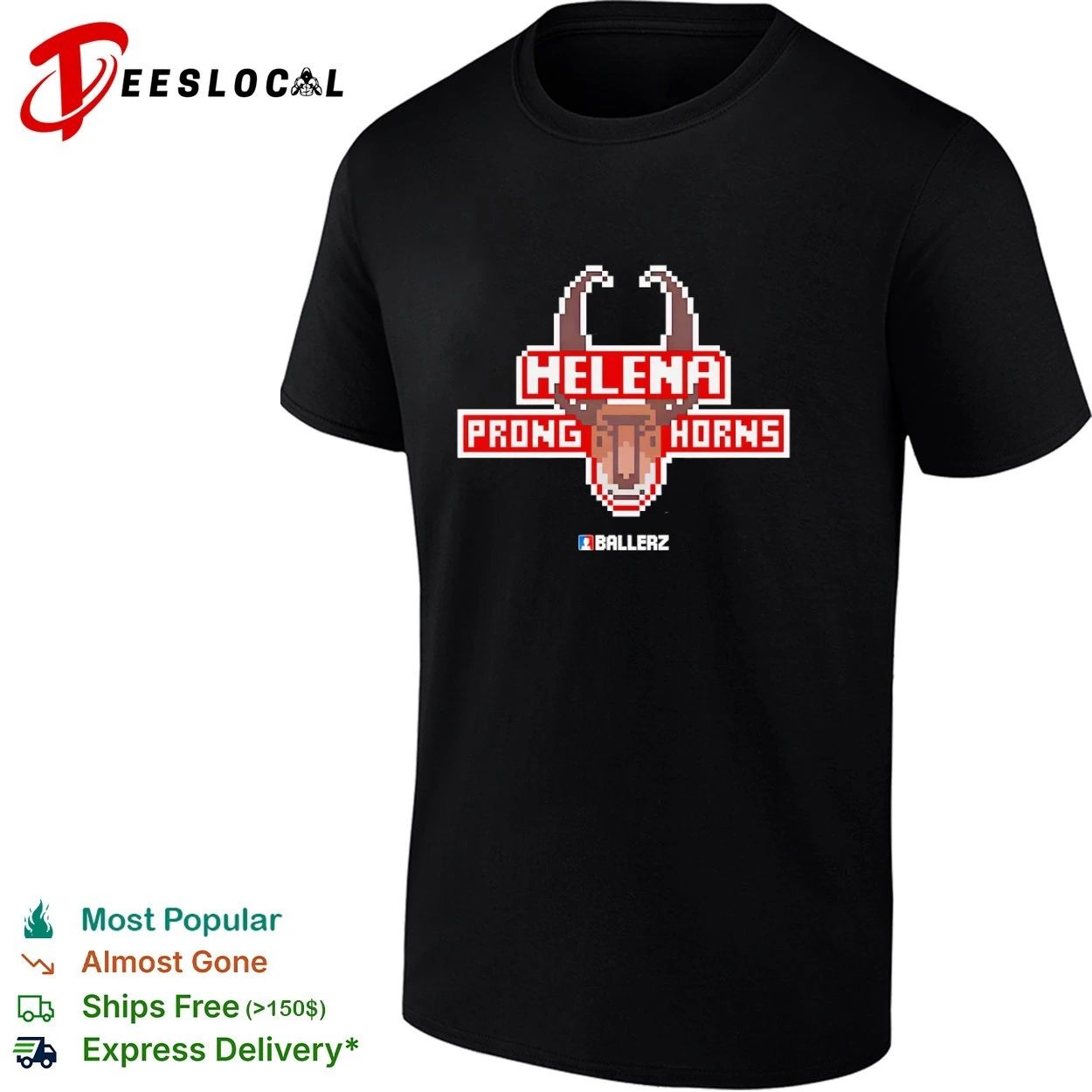 Helena Prong Horns Ballerz Pronghorns T-shirt