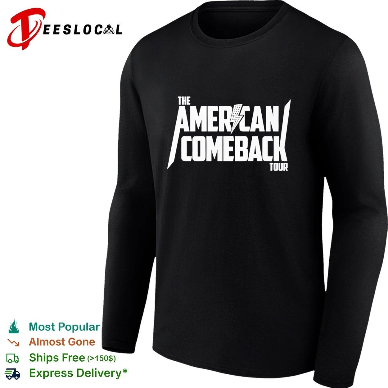 Charlie Kirk The American Comeback Tour T-shirt
