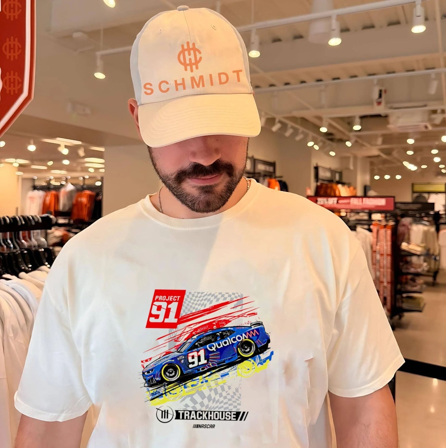 Kevin Magnussen Project 91 Trackhouse Racing Qualcomm NASCAR shirt